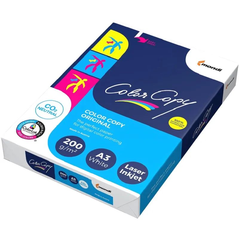 Бумага для цв.лазер.печ. Color Copy (А3, 200 г/кв.м, 250 л)