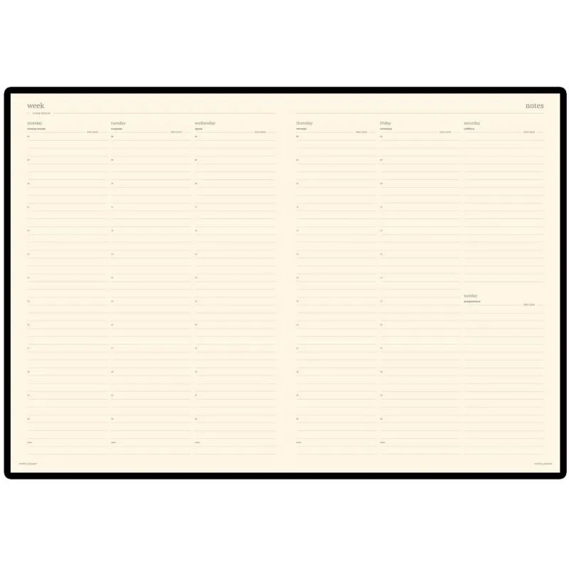 Еженедельник недатированный синий,A4,222х302мм,128 стр.,Br.V.PROFY 3-098/01