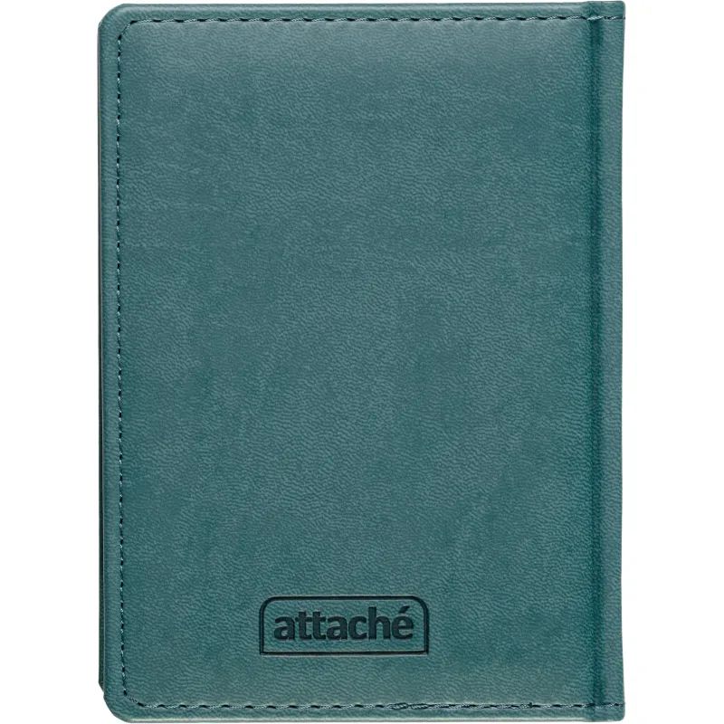 Ежедневник недатированный бирюзовый,А6,110х155мм,176л,ATTACHE Сиам