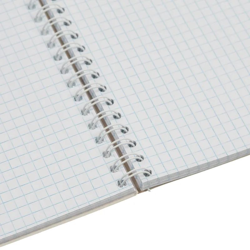 Тетрадь общая Attache,120л,клет,А5,спир,обл.лак.карт