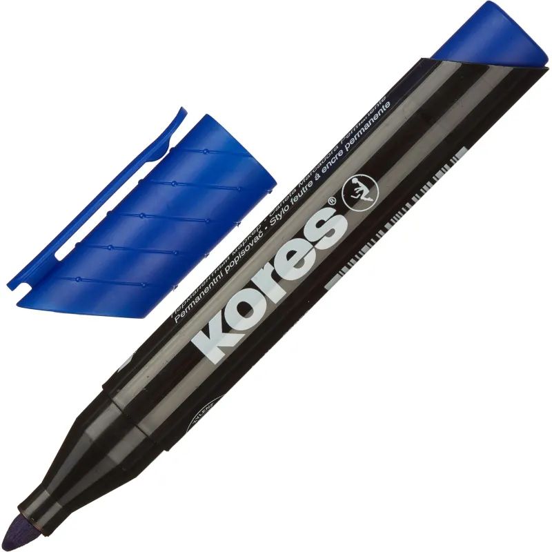Маркер перманентный KORES набор 10 цв. 1,5-3 мм круглый наконечник &#039;20900