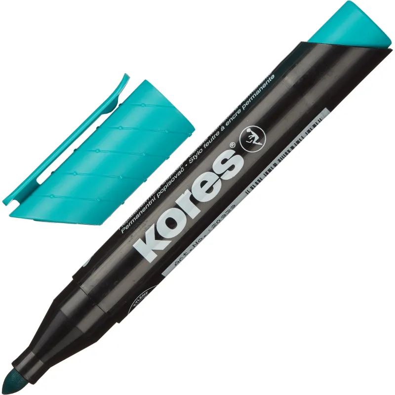 Маркер перманентный KORES набор 10 цв. 1,5-3 мм круглый наконечник &#039;20900