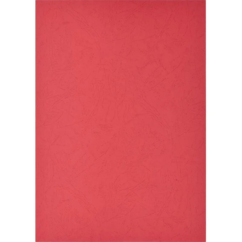 Обложки для переплета картонные Promega office крас.кожаА4,230г/м2,100шт/уп