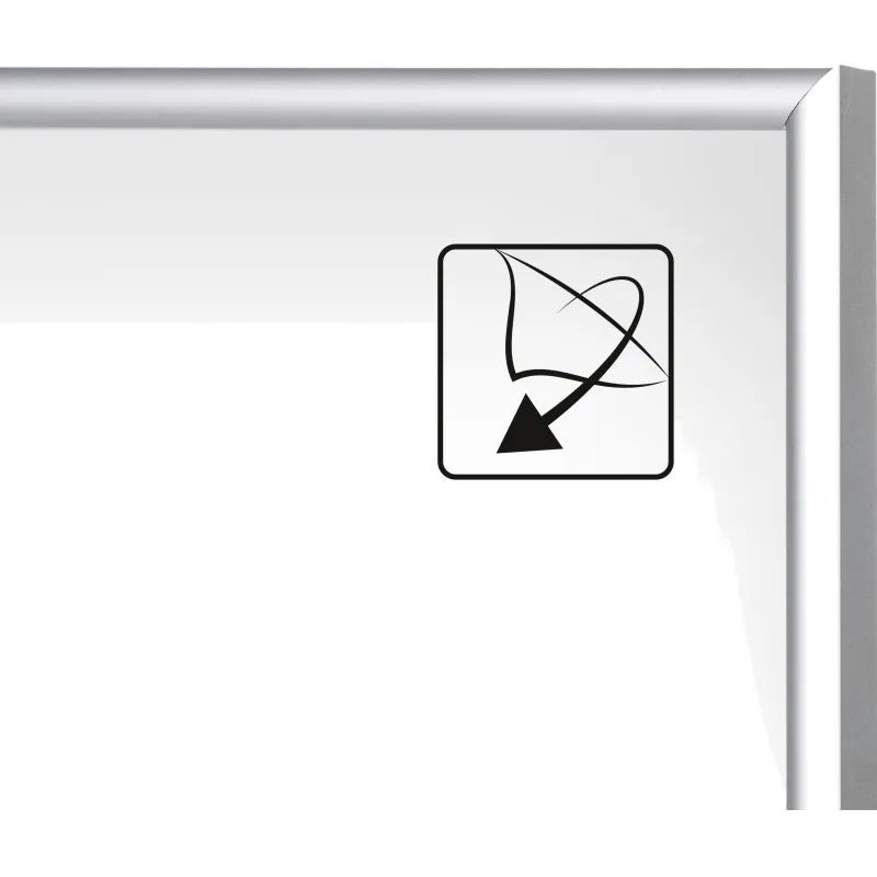 Рамка А3 30x42 см Комус/ATTACHE металлический багет 9мм серебристая