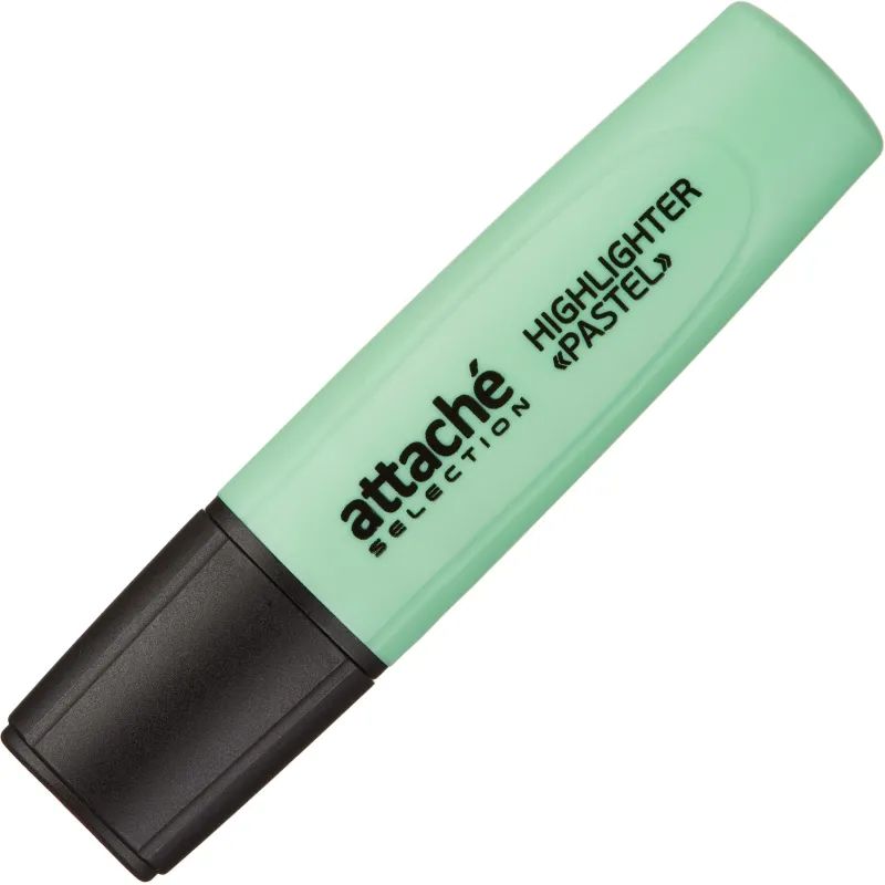Маркер текстовыделитель Attache Selection Pastel 1-5 мм зеленый