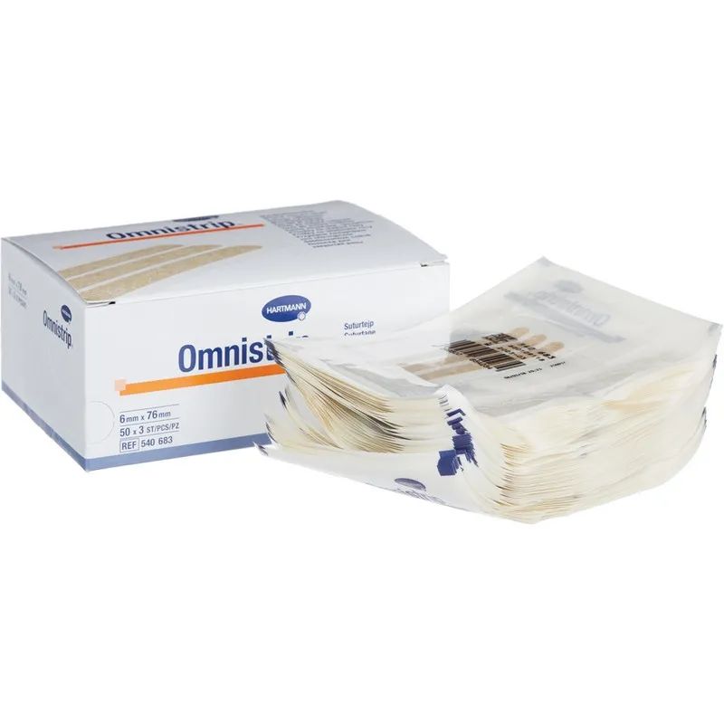 Полоски на швы (стер/3 шт) 6х76мм,150 шт,OMNISTRIP 5406835