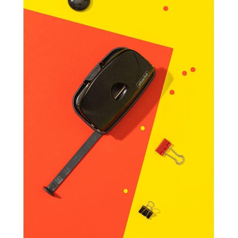 Дырокол Attache Power до 10л., металл., чёрный