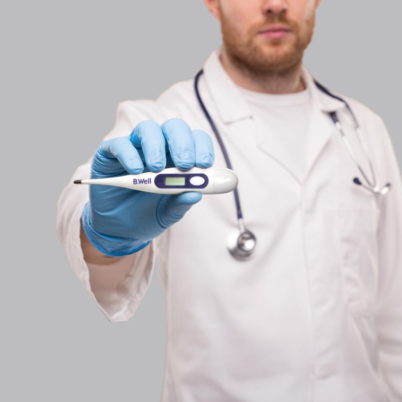 Термометр электронный B.Well WT-03 base с футляром с поверкой