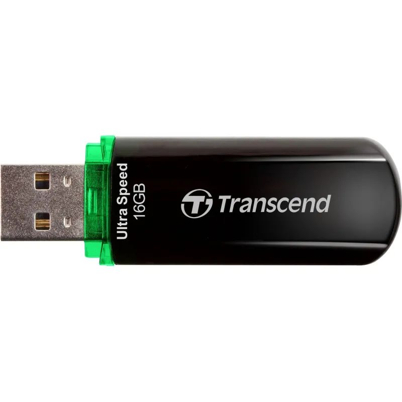 Флеш-память Transcend JetFlash 600, 16Gb, USB 2.0, чер, TS16GJF600