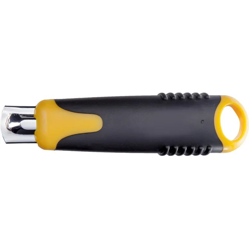 Нож промышленный 18 мм Attache Selection с возвр.пружиной, с резин.руч.