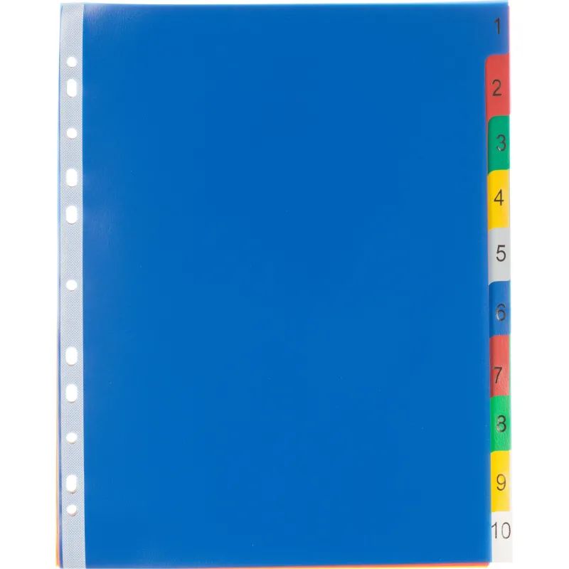 Разделитель листов 10, цв. MAXI А4 , Attache Selection