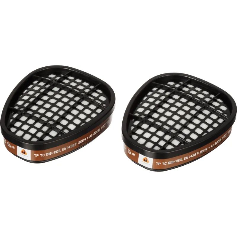 Фильтр противогазовый Jeta Safety6510 марк А1 орг газ 6510 2шт/уп