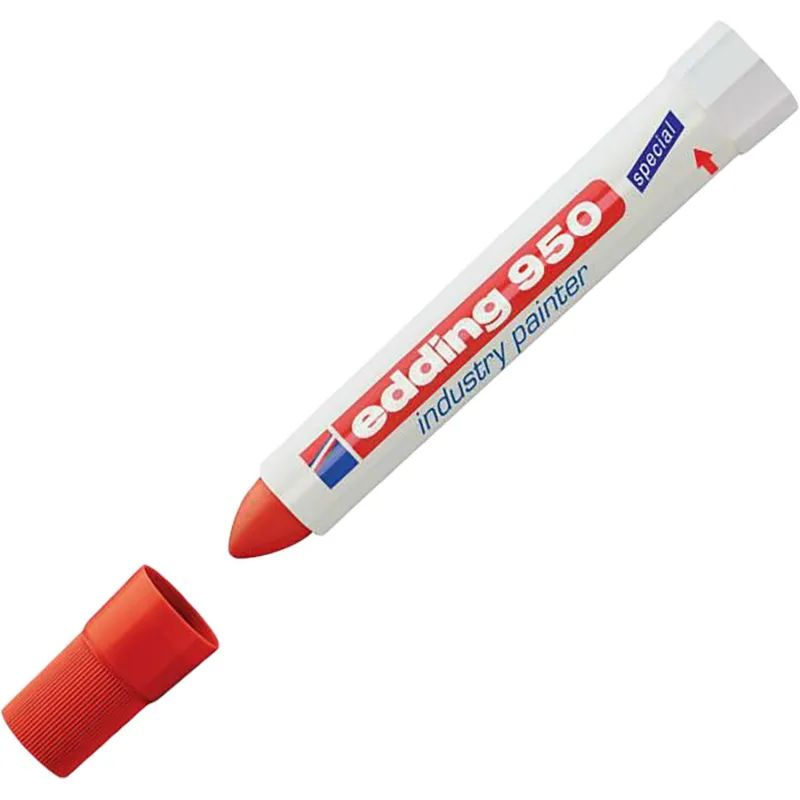 Маркер промышленный для промышленной графики EDDING E-950/2 красный 10мм