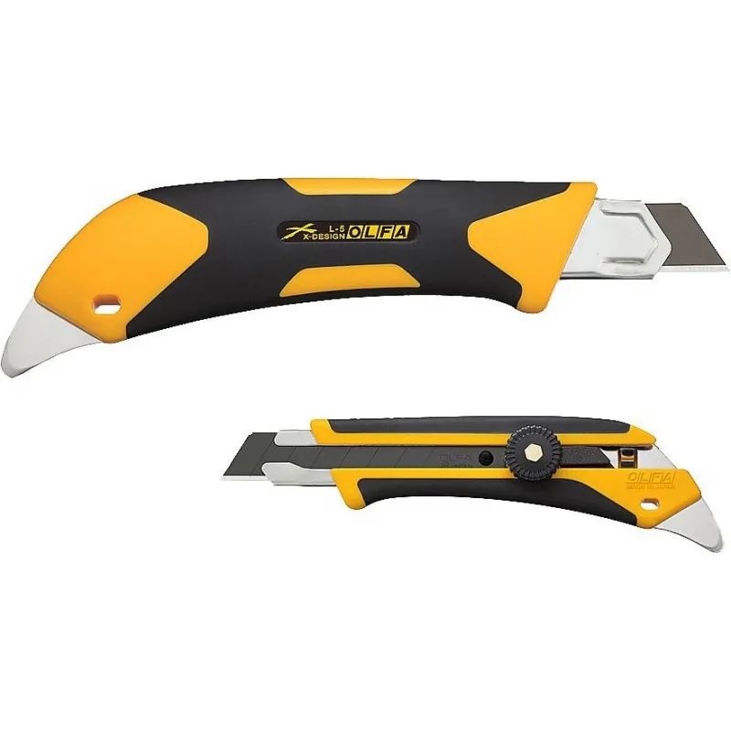 Нож универсальный 18мм OLFA  (L5) , двухкомпонентный корпус, фиксатор