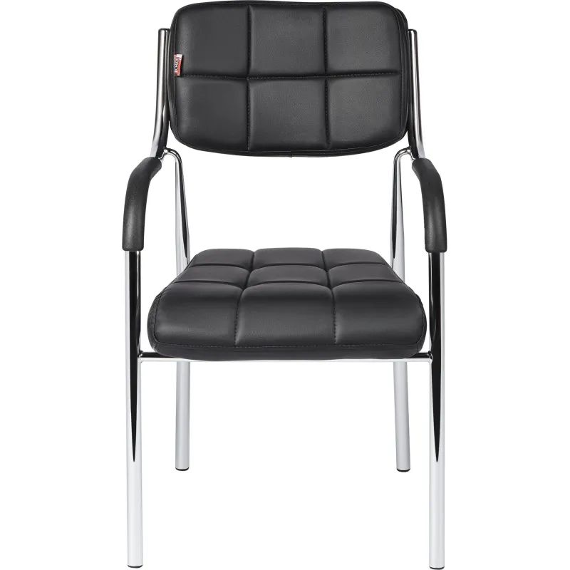 Стул BN_TQ_Стул Echair-805 VP кожзам черный, хром