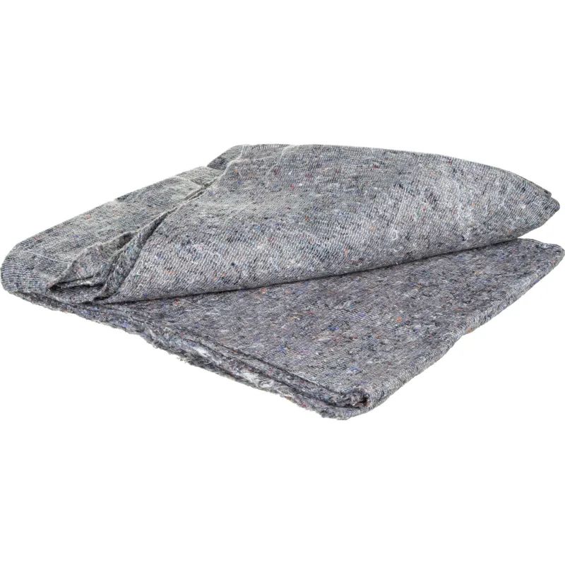 Тряпка для пола нетканое регенерир. прошивное полотно серое 80х100см 5шт/уп