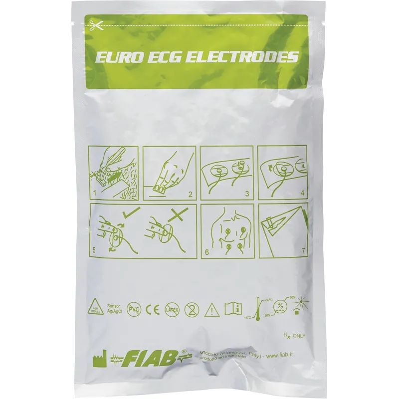 Электроды для ЭКГ однораз.D50мм, пена, универс. Fiab F9070 50шт/уп, 24уп/