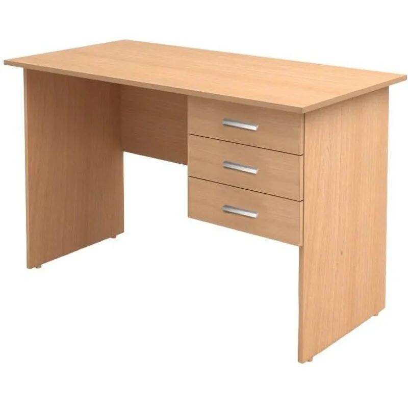 Стол MON_Канц с подвесной тумбой СК27.10 1200х600х750 бук невский