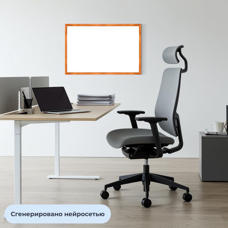 Доска магнитно-маркерная 30х45 Attache Wood дерев.рама