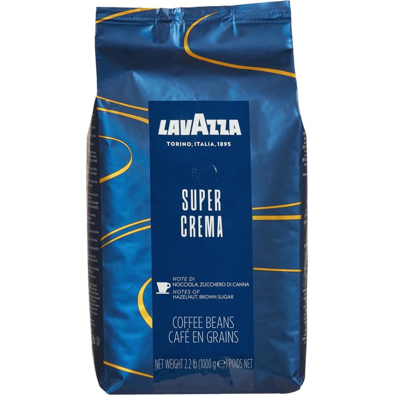 Кофе Lavazza Super Crema в зернах, 1 кг