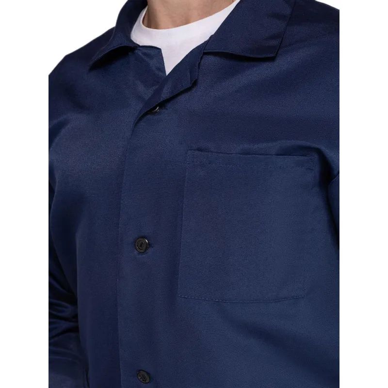 Халат муж. смесовый у03-ХЛ синий(р.64-66) 182-188