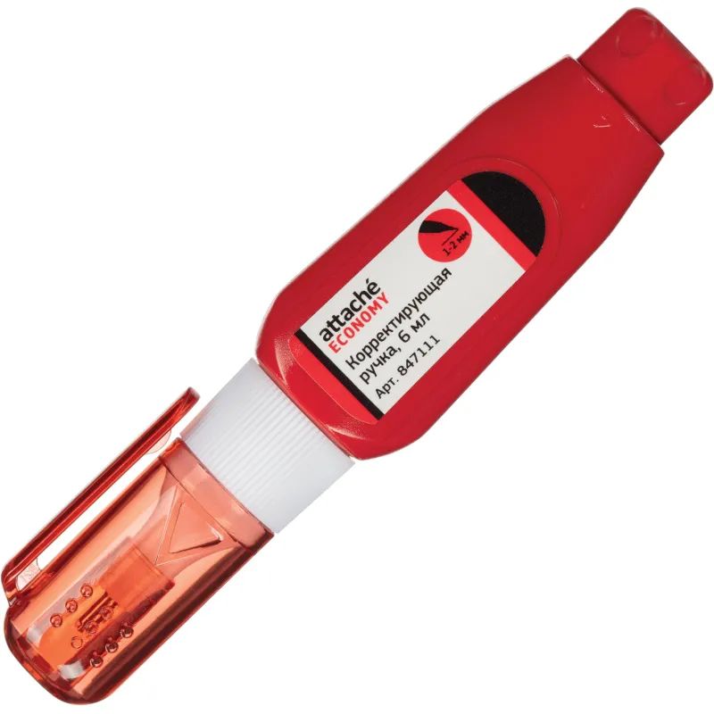 Корректирующий карандаш 6мл Attache Economy, мета ллический наконечник