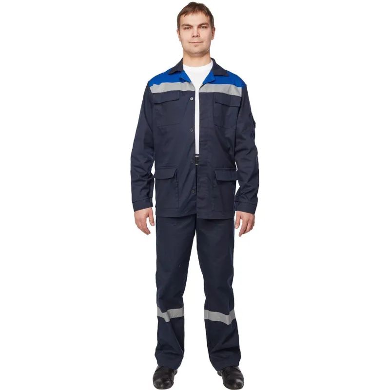 Костюм летний муж л05-КБР син/вас (р.56-58) 170-176 (Арсенал-СП)
