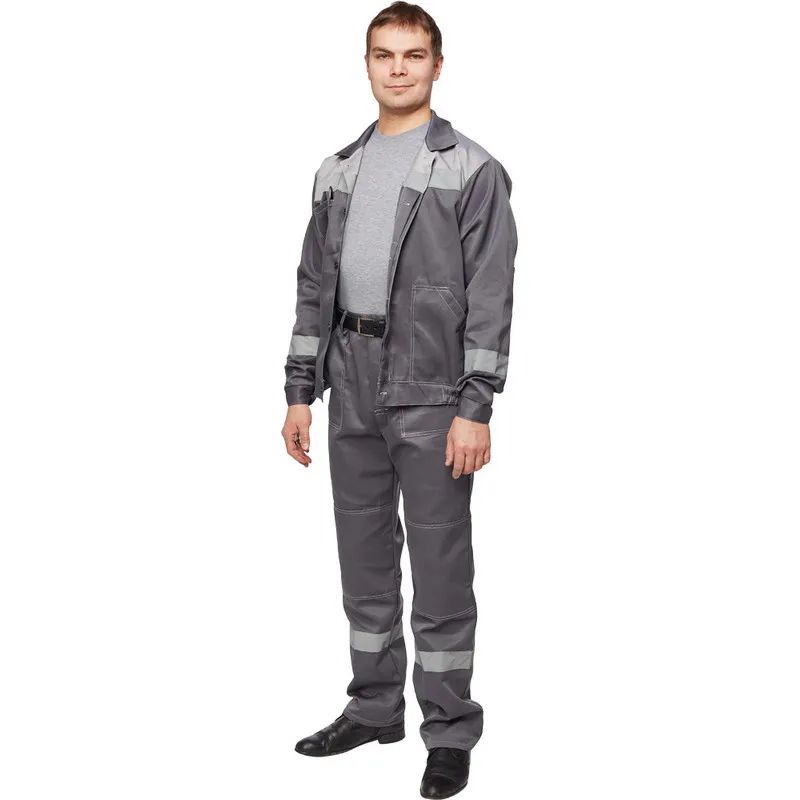 Костюм летний муж. л22-КБР т.сер./св.сер (р.52-54) 194-200