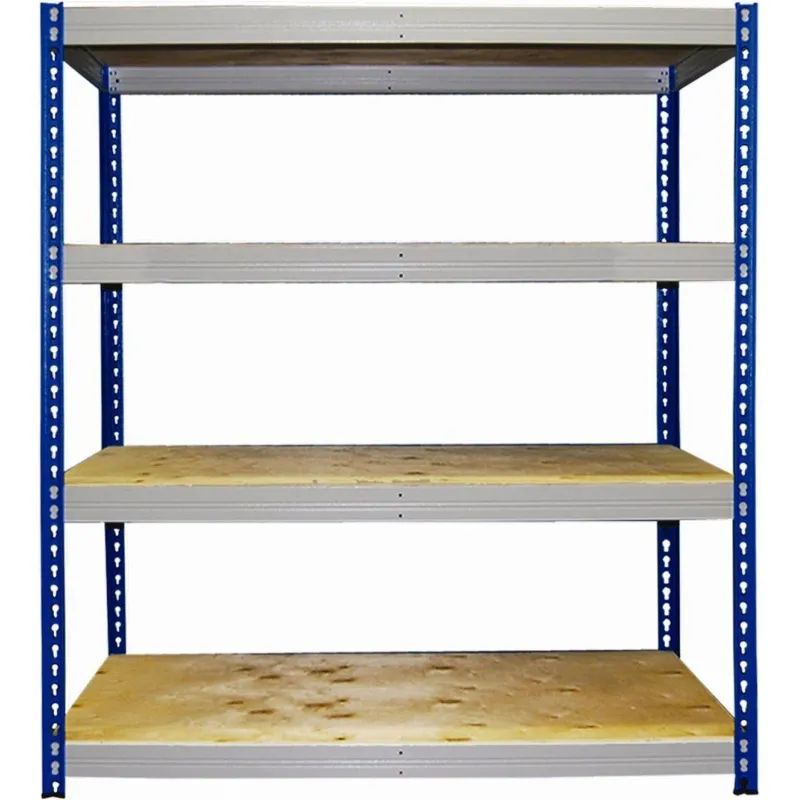 Стеллаж металлический MZ_МКФ15614-2.5   груз. 4 полки 1525х610х2500