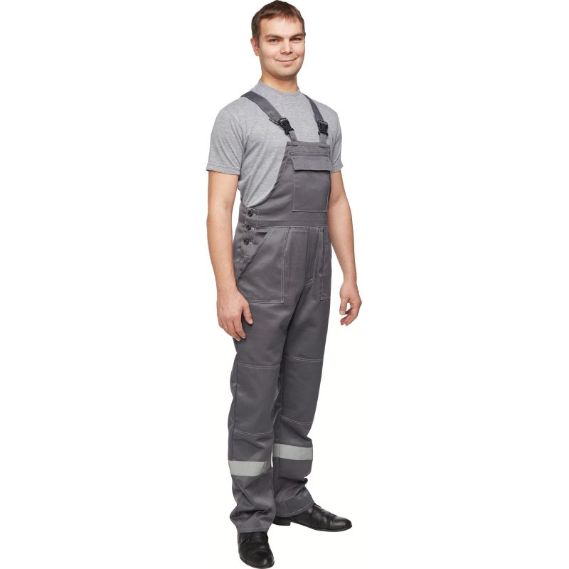 Костюм рабочий летний муж. л22-КПК т.сер./св.сер (р.52-54) 158-164
