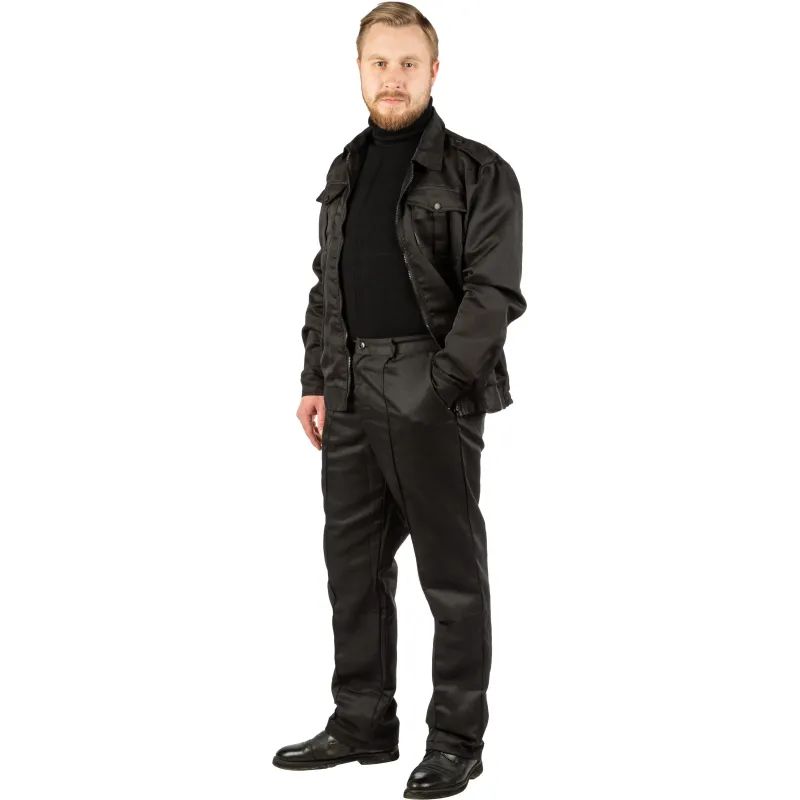 Костюм охранника К-м  Альфа  черн.(р.56-58)/182-188