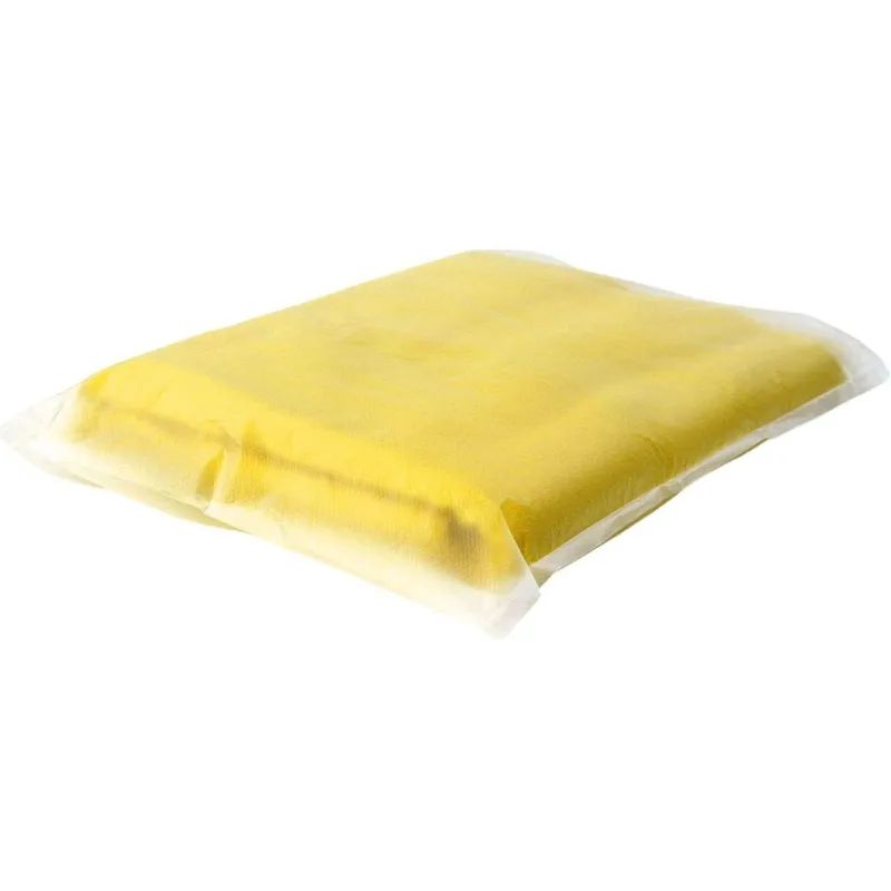 Плед флис 220 гр/м2 150х200, жёлтый