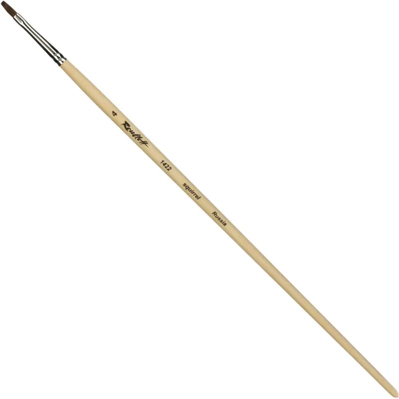 Кисть Roubloff белка плоская 4 ЖБ2-04,02Б