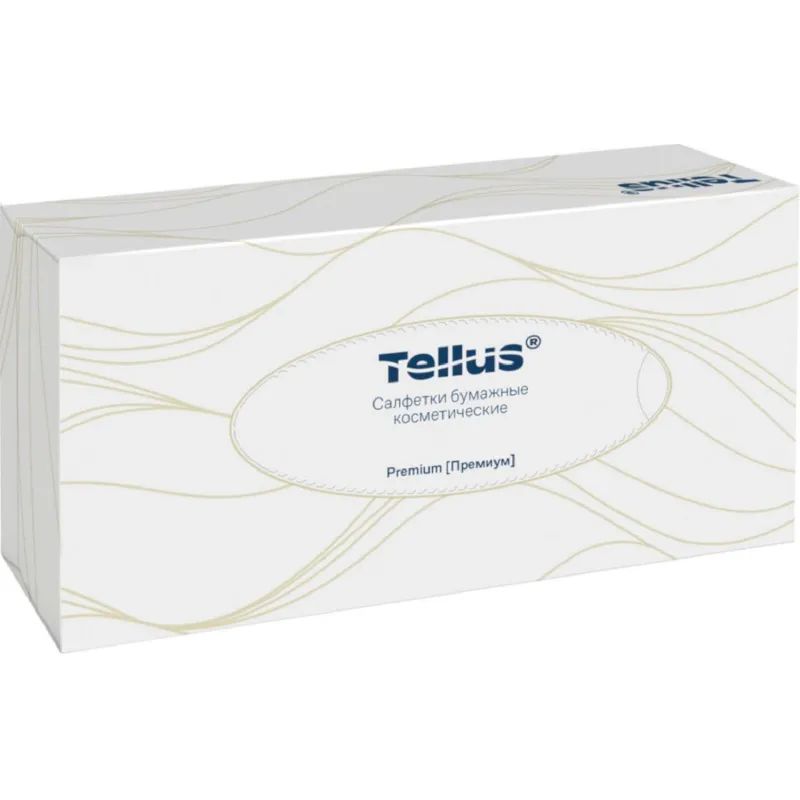 Салфетки косметические Торк/Tellus F1 д/лица 2сл. 100шт/уп 120380