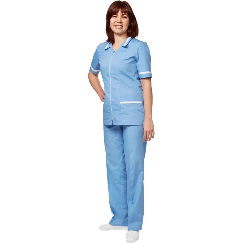 Костюм для медицинского персонала м09-КБР серо-голуб (р.60-62) 158-164