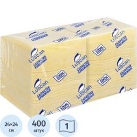 Салфетки бумажные Luscan Profi Pack 1сл24х24 пастельжелтые400 шт/уп