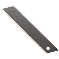 Лезвие запасное для ножей OLFA BLACK MAX  (LBB-1OB) 18мм, 10шт./уп.футляр