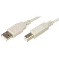 Кабель USB A 2.0 - USB B, М/М, 1.8 м, Rexant, сер, 18-1104