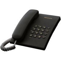 Телефон проводной Panasonic KX-TS2350RUB черный
