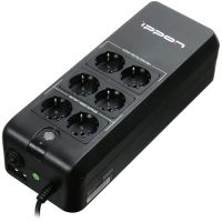 ИБП Ippon Back Verso 800 800ВА 420Вт EURO(4+2) черный
