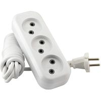 Удлинитель LUX У3-О-03 3 входа 3м без заземления, 250В, 10А