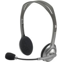 Гарнитура проводная Logitech Stereo Headset H111 Сер(981-000594/981-000593)