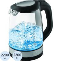 Чайник Scarlett SC - EK27G19, 2200 Вт 2,2л, стеклянный корпус
