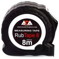 Рулетка ADA RubTape 8 (сталь, с двумя СТОПами, 8 м) (А00157)