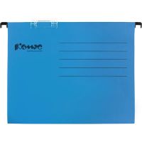 Папка подвесная регистратура Комус синяя Foolscap, 25 шт