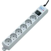 Сетевой фильтр PILOT-S (6/1,8м/10А/80Дж/белый)