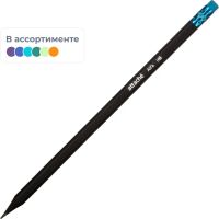 Карандаш чернографитный Attache Alfa HB заточ.,с ласт.