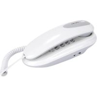 Телефон проводной teXet TX-236 светло-серый