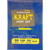 Папка для рисования и эскизов Kroyter А4,20л,бл.крафт 140г,02656