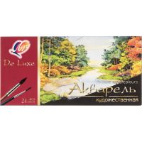 Краски акварельные Луч Люкс 24 цв., б/кисти, 14С 1039-08